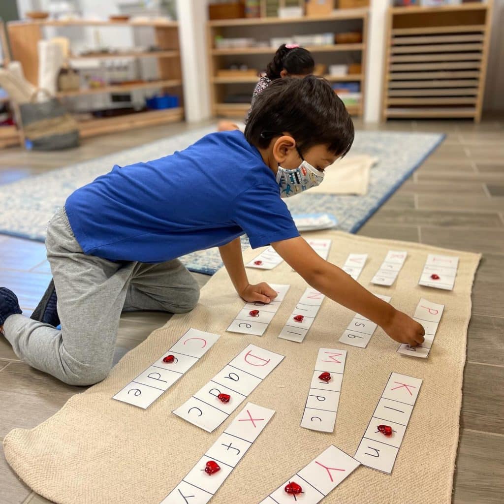 students-studying-on-the-floor-karter-schools-sterling